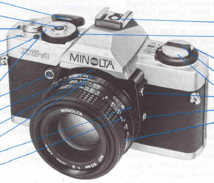 Minolta XG-A camera