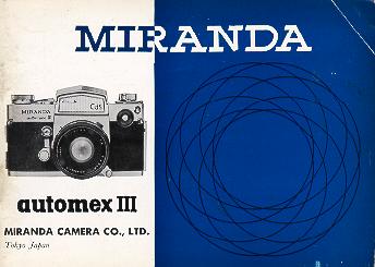 Miranda Automex III camera