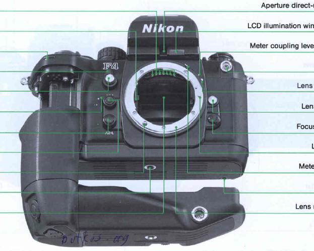 capa do manual de utilização da Nikon F4