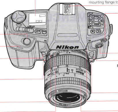 Nikon N90 AF camera