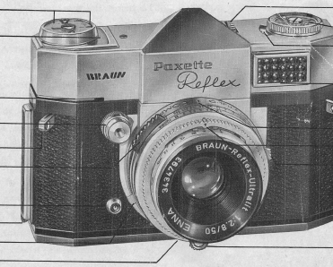 Braun Paxette Reflex Automatic camera