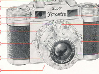Braun Paxette Super I camera