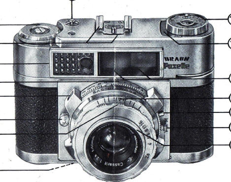 Braun Paxette II BL camera