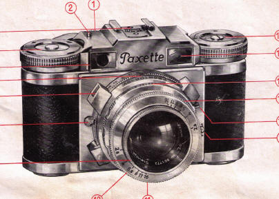 Braun Paxette II M camera
