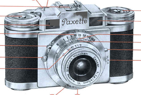 Braun Paxette I M camera