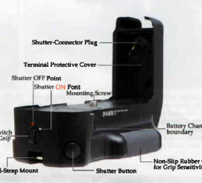 Pentax camera Dicain accessory grip