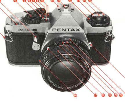 Pentax ME Super camera
