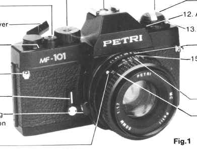 Petri MF-101 camera