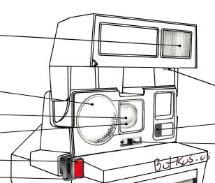 Polaroid SX-70, SX-70 model 3, model 20, Polaroid 110A, polaroid