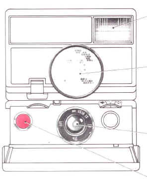 Polaroid SLR 680 autofocus camera