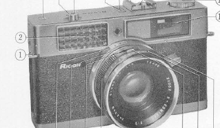 Ricoh 35 w/exposure meter camera