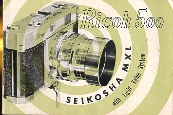 Ricoh 500 MXL camera