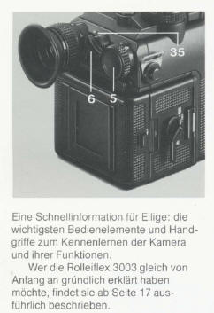 Rolleiflex 3003 camera