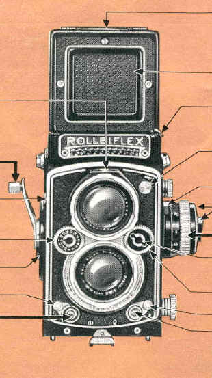 Rolleiflex 3.5 camera