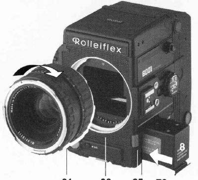 Rolleiflex 6001 camera
