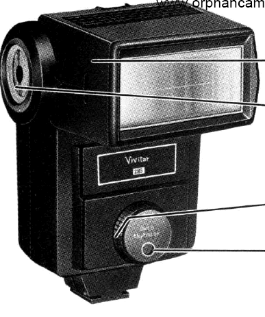 Vivitar283 soft light bounce flash unit