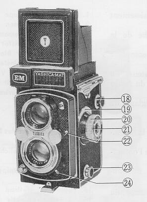 Yashica Mat-EM camera camera