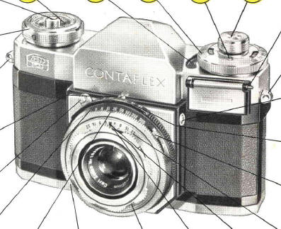 Zeiss Ikon Contaflex II camera