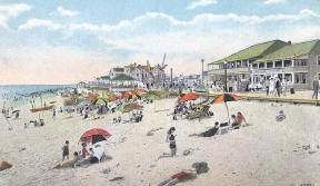 Historic Point Pleasat Beach post card