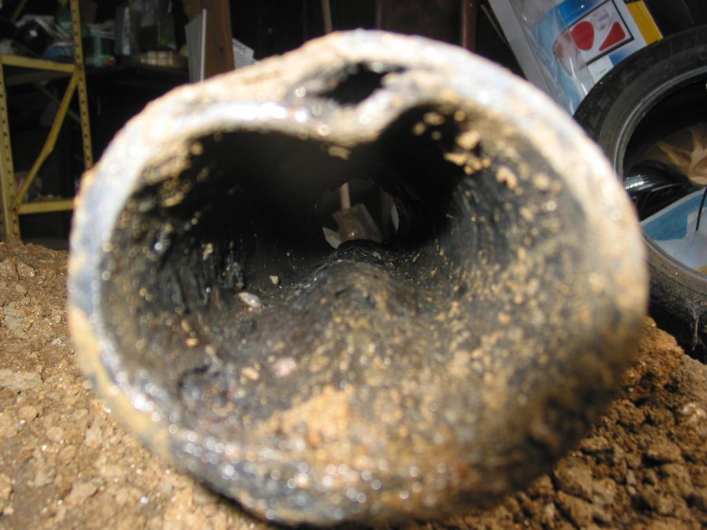Orangeburg pipe sewer repair