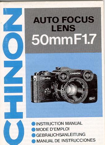 Chinon Autofocus 50mm lens