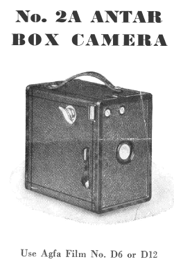 Agfa Ansco Antar 2 box camera manual