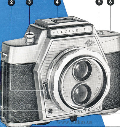 Agfa flexilette camera manual, Bedienungsanleitung