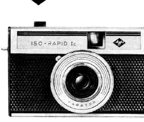 Agfa iso-rapid Ic camera manual, Bedienungsanleitung