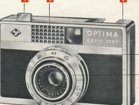Agfa Optima rapid 250v camera manual