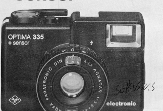 Agfa Optima 335 sensor camera manual
