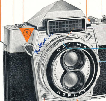 Agfa Optima reflex camera manual, istruzioni per l'uso