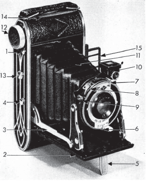 Agfa PB16 Antar folding camera manual