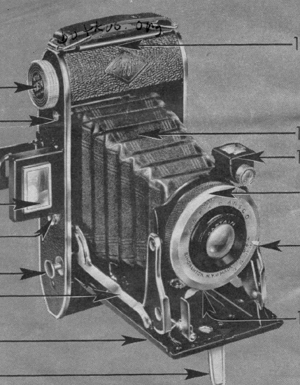 Agfa PB16 captain folding camera manual
