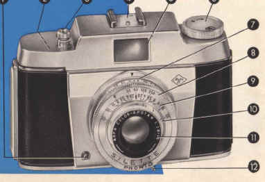 Agfa Silette camera manual