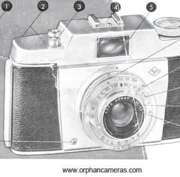 Agfa Silette agnar 3.5 camera manual