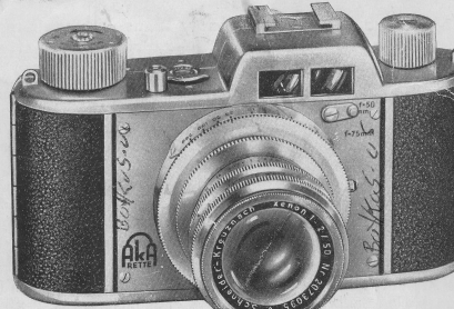 Akarette II camera manual, Bedienungsanleitung