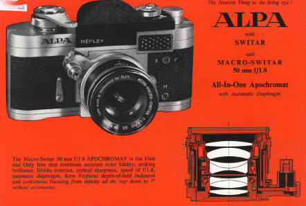 Alpa reflex camera