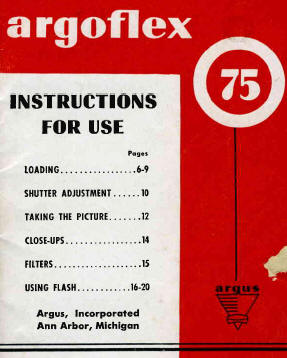 Argus Argoflex 75 cameras