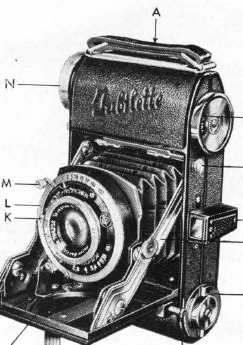 Balda Jubilette camera manual, Bedienungsanleitung