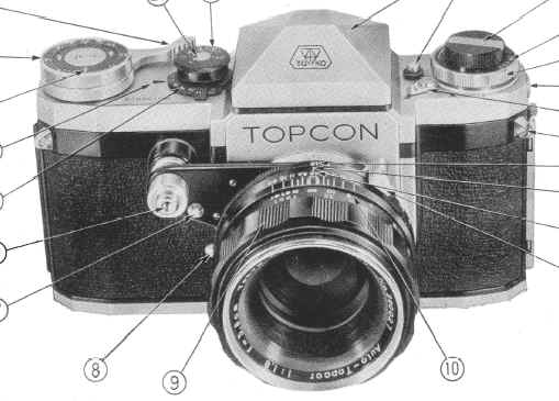 Beseler Topcon R camera
