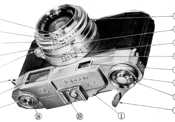 Beseler Topcon L camera