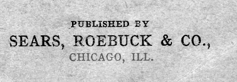 Sears Camera Catalog - 1908