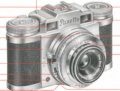 Braun Paxette Ia camera