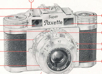 Braun Super Paxette I camera