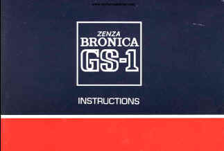 Bronica GS-1 instructions