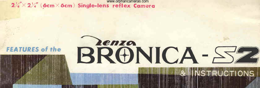 Bronica S2 camera