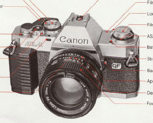Free UK Postage Canon AL-1 Instruction Manual Original not a copy 