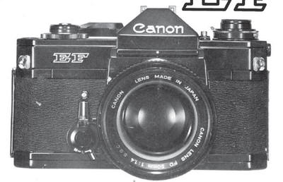 Canon EF camera instructions, BEDIENUNGSANLEITUNG