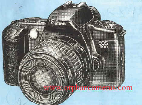 Canon EOS 500 camera instructions, Bedienungsanleitung
