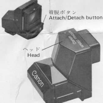 Canon speed finder